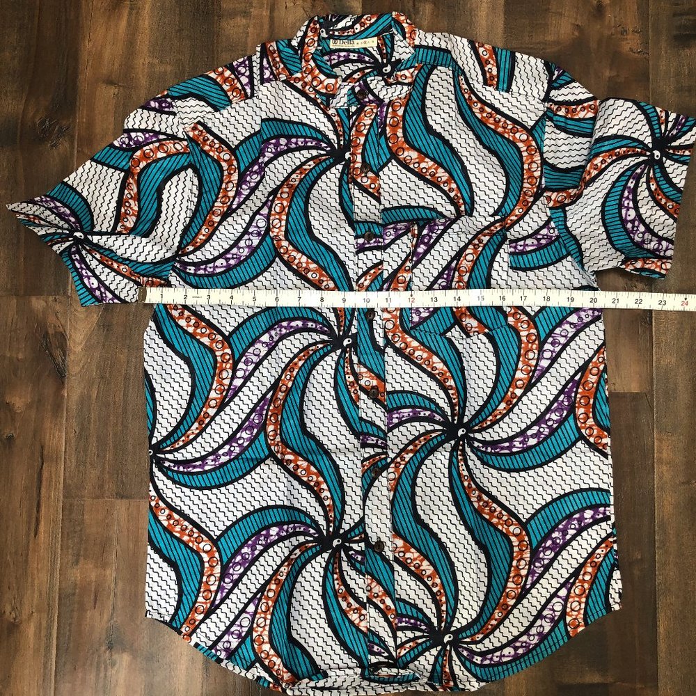 Della Men's 100%cotton Stand Collar Shirt New